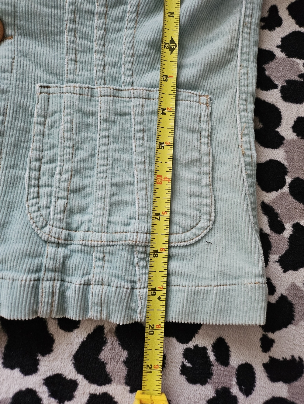 NWT Tulle & Anthropologie Womens Mint Green Corduroy Jacket Pintuck Cotton Small - Picture 8 of 10
